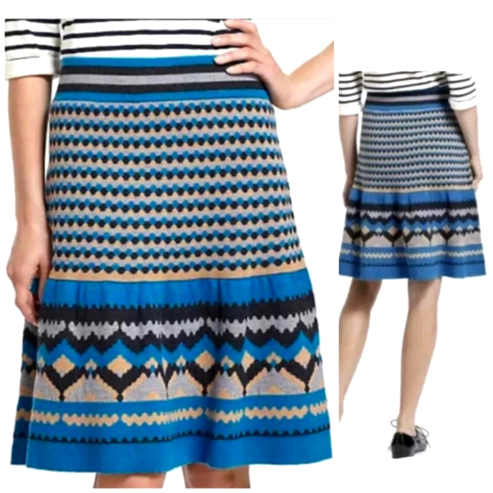 🆕Anthropologie🌷Vintage Woven Elastic Skirt